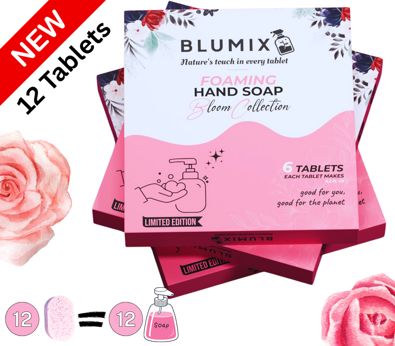 Bloom Collection Hand Soap Refill 12 Pack (4 Floral Scents, Limited Collection)