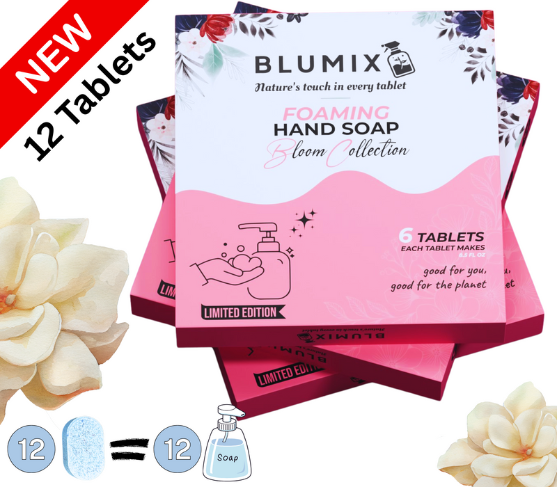 Bloom Collection Hand Soap Refill 12 Pack (4 Floral Scents, Limited Collection)