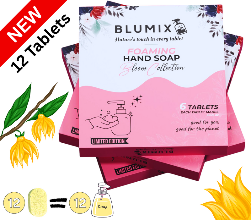 Bloom Collection Hand Soap Refill 12 Pack (4 Floral Scents, Limited Collection)