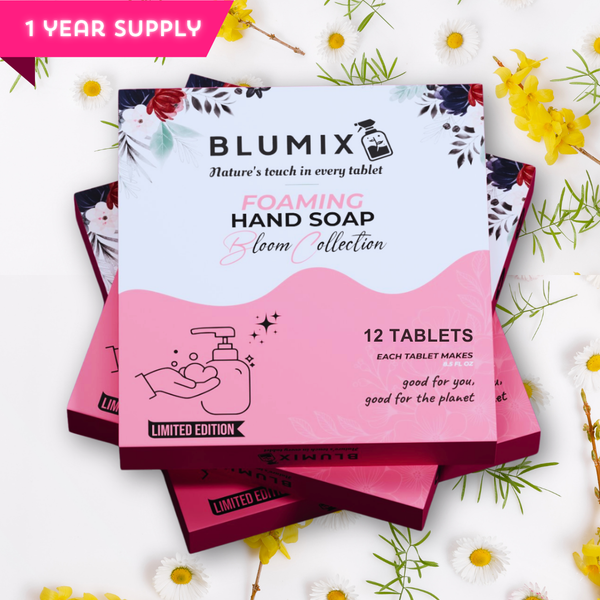 Bloom Collection Hand Soap Refill 12 Pack (4 Floral Scents, Limited Collection)