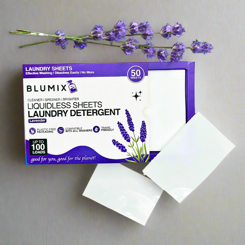 Laundry Detergent Sheets - 50 Sheets (100 loads), Launder Scent