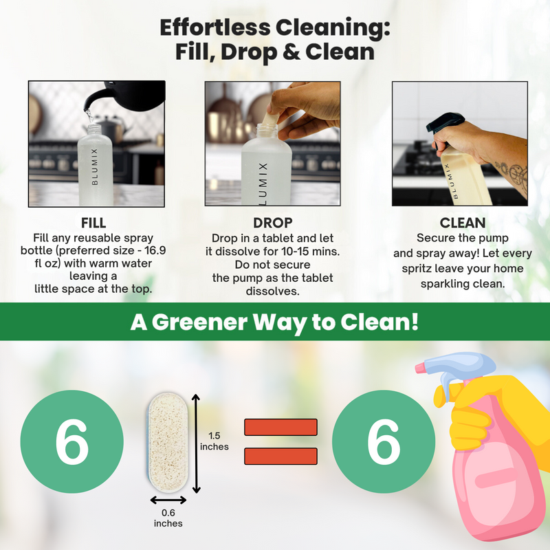 Cleaner Refill (6 Pack, Fresh Lemon)